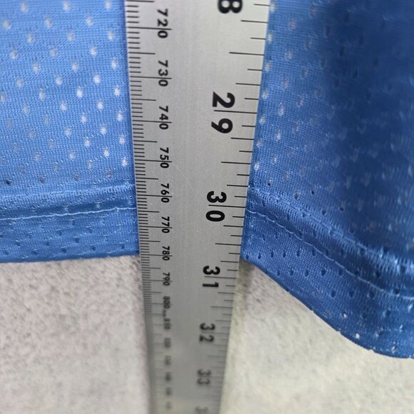 Mens Sport-Tek Reversible White & Blue Mesh Tank Top 100% Polyester Size XL - Picture 8 of 10